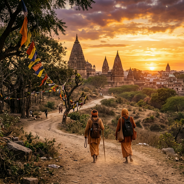 Spiritual pilgrimage through India's sacred landscape